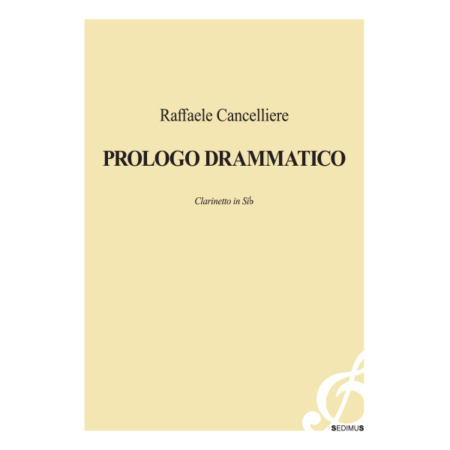 RAFFAELE CANCELLIERE - PROLOGO DRAMMATICO